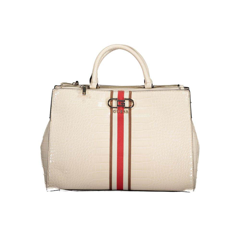 Guess Jeans Beige Polyethylene Handbag - Hilstor