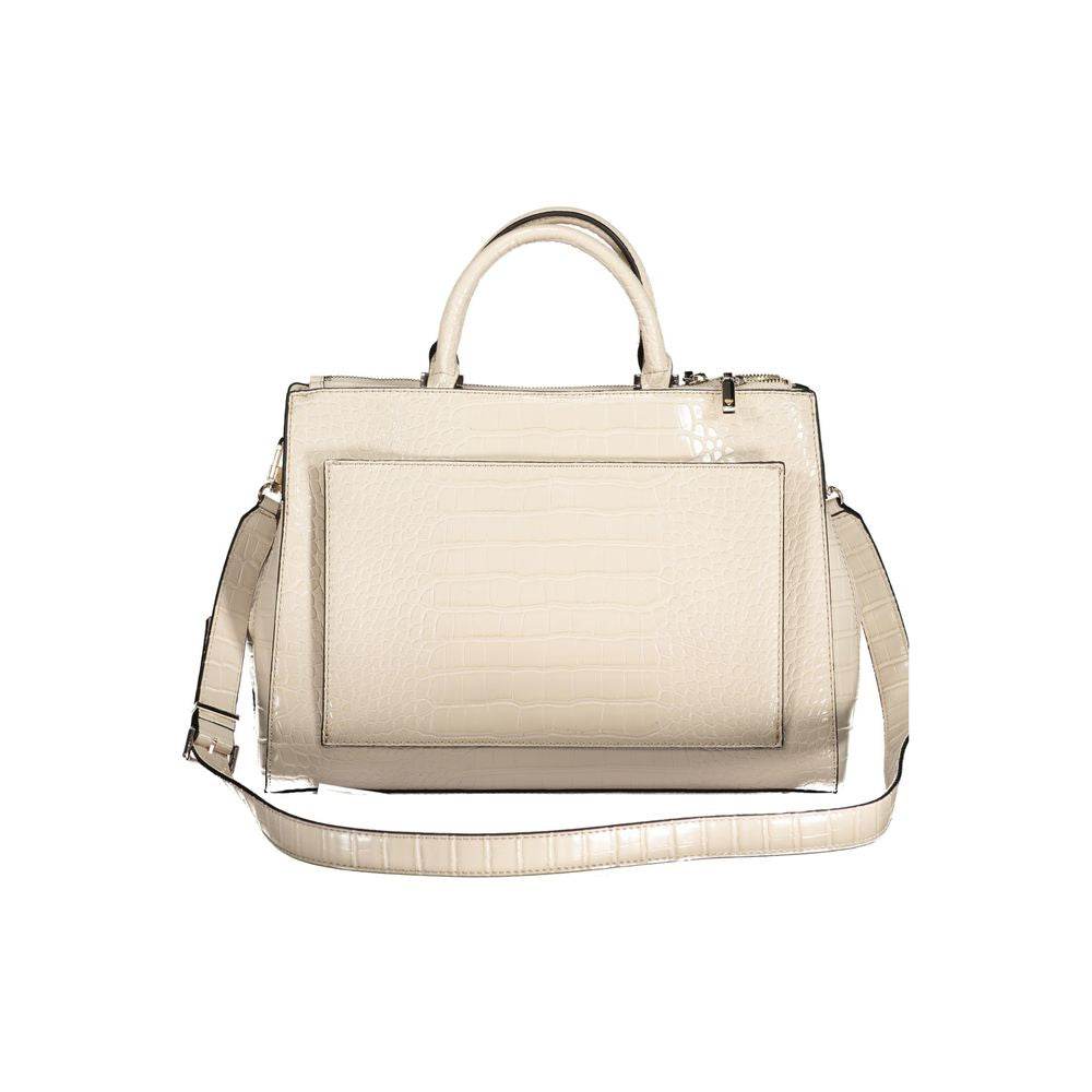 Guess Jeans Beige Polyethylene Handbag - Hilstor