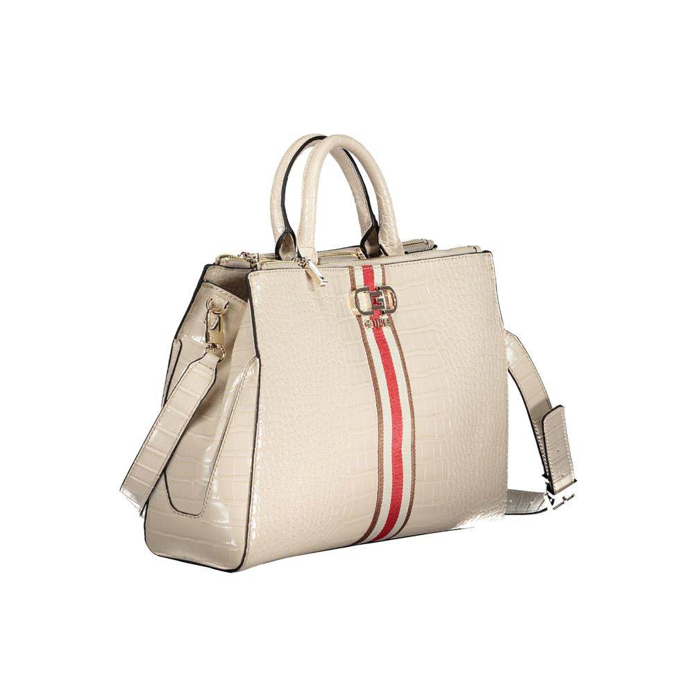 Guess Jeans Beige Polyethylene Handbag - Hilstor
