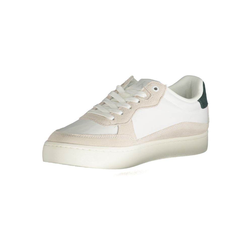 Calvin Klein White Leather Men Sneaker - Hilstor