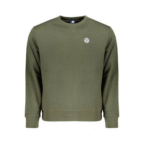 North Sails Green Cotton Men Sweater - Hilstor