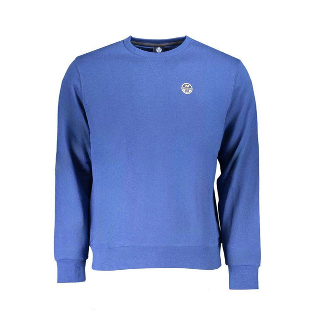 North Sails Blue Cotton Men Sweater - Hilstor