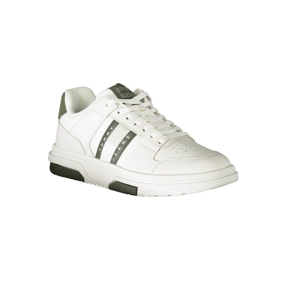 Tommy Hilfiger White Polyethylene Men Sneaker - Hilstor