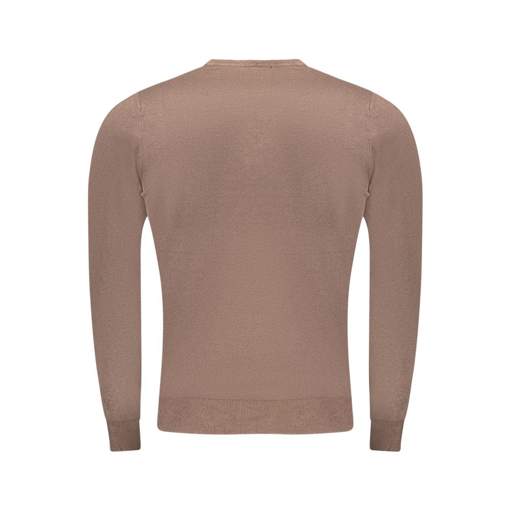 Cavalli klasse brun viskose sweater til mænd