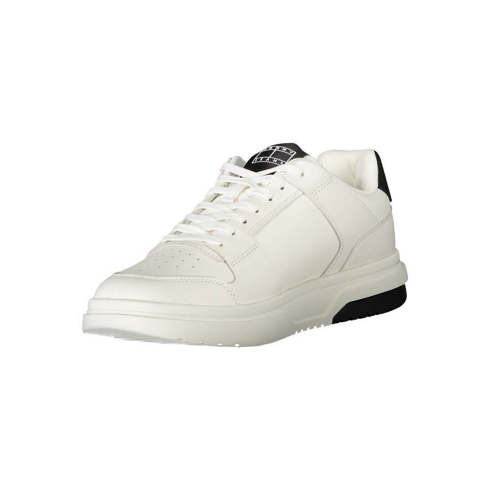 Tommy Hilfiger White Polyethylene Men Sneaker - Hilstor