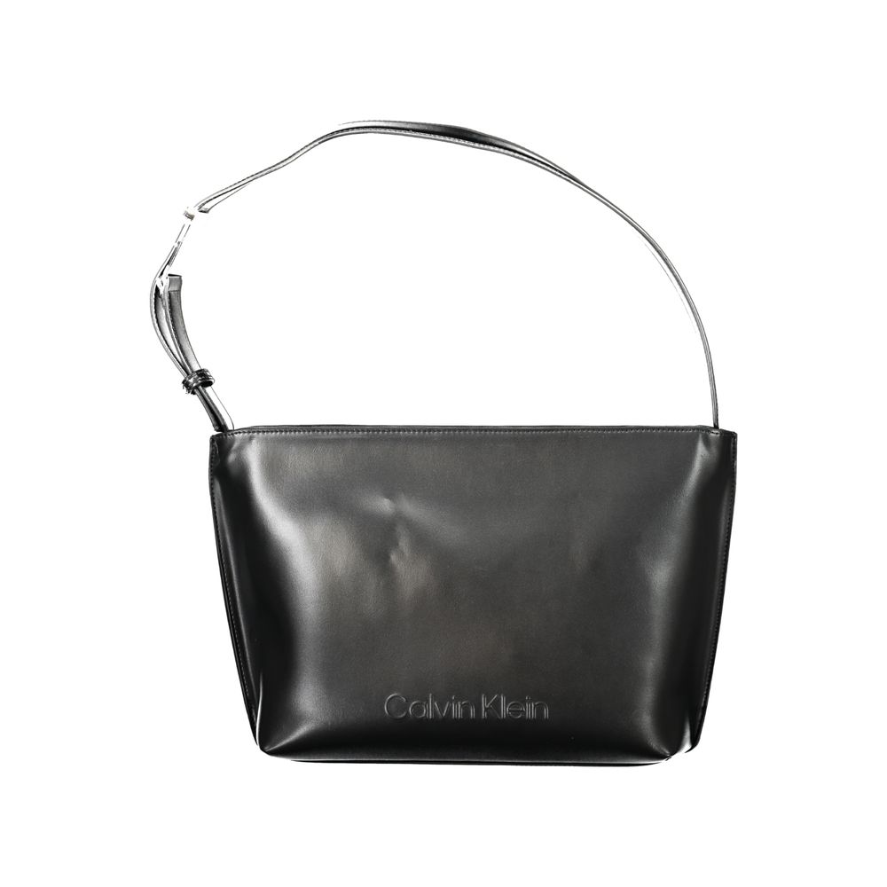 Calvin Klein sort polyester håndtaske til kvinder