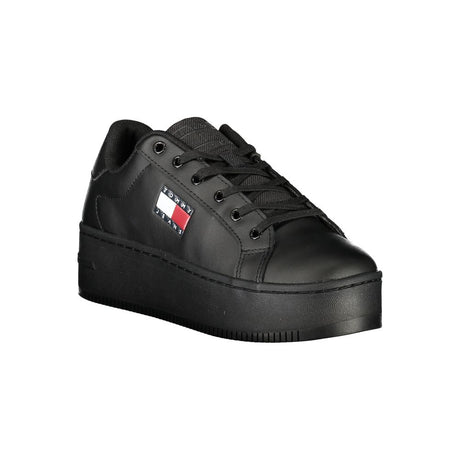 Tommy Hilfiger sort polyethylen sneaker til kvinder