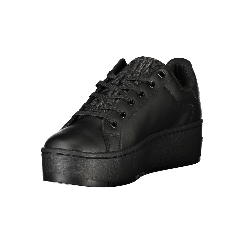 Tommy Hilfiger sort polyethylen sneaker til kvinder
