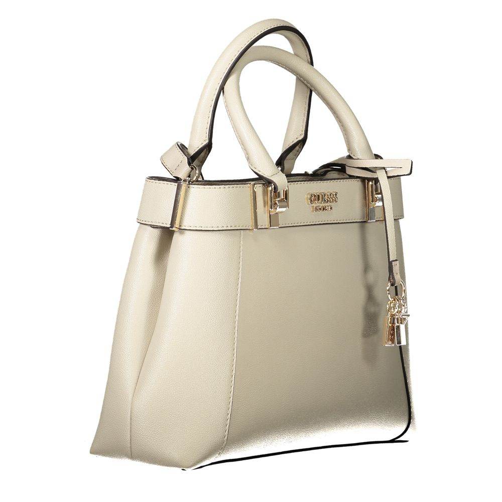 Guess Jeans Beige Polyethylene Handbag - Hilstor