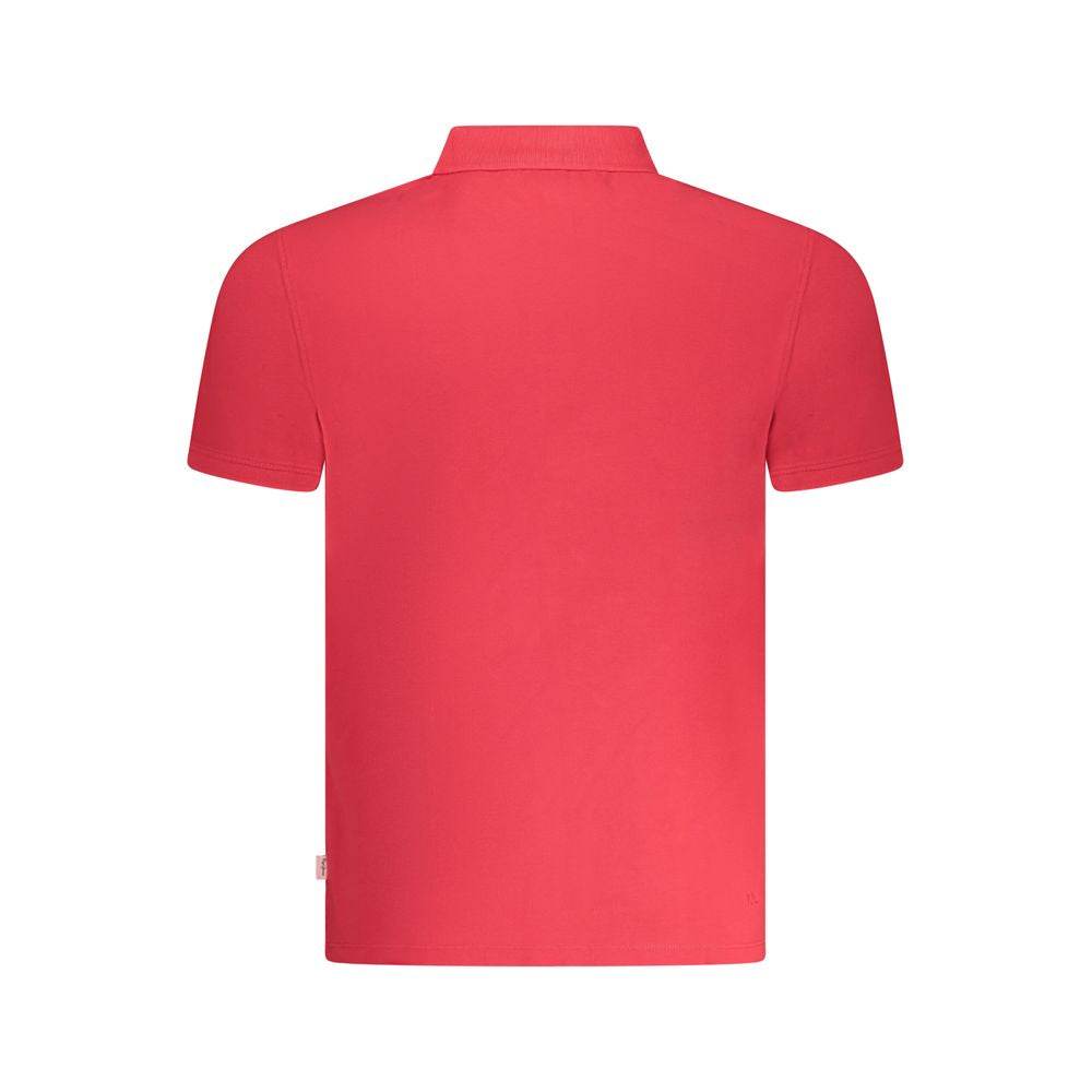 Pepe Jeans Red Cotton Men Polo Shirt - Hilstor