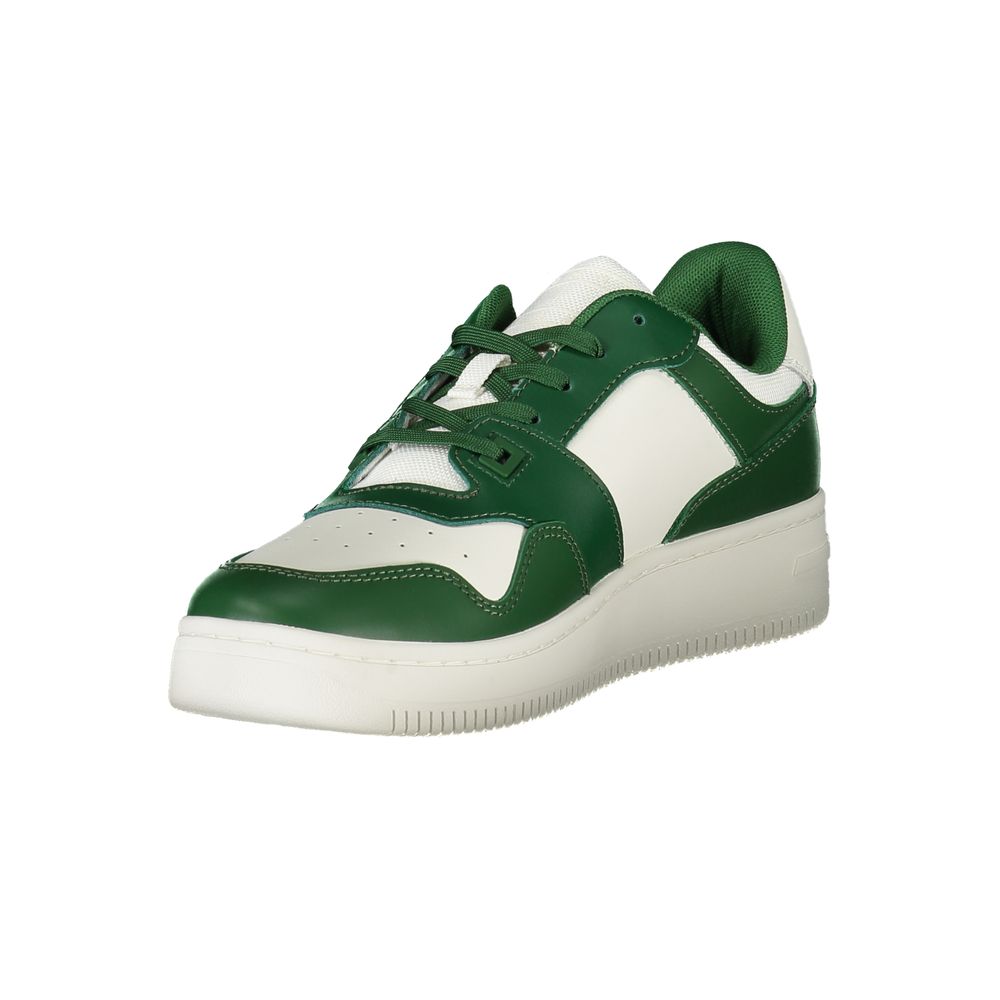 Tommy Hilfiger Grøn Læder Sneaker til mænd