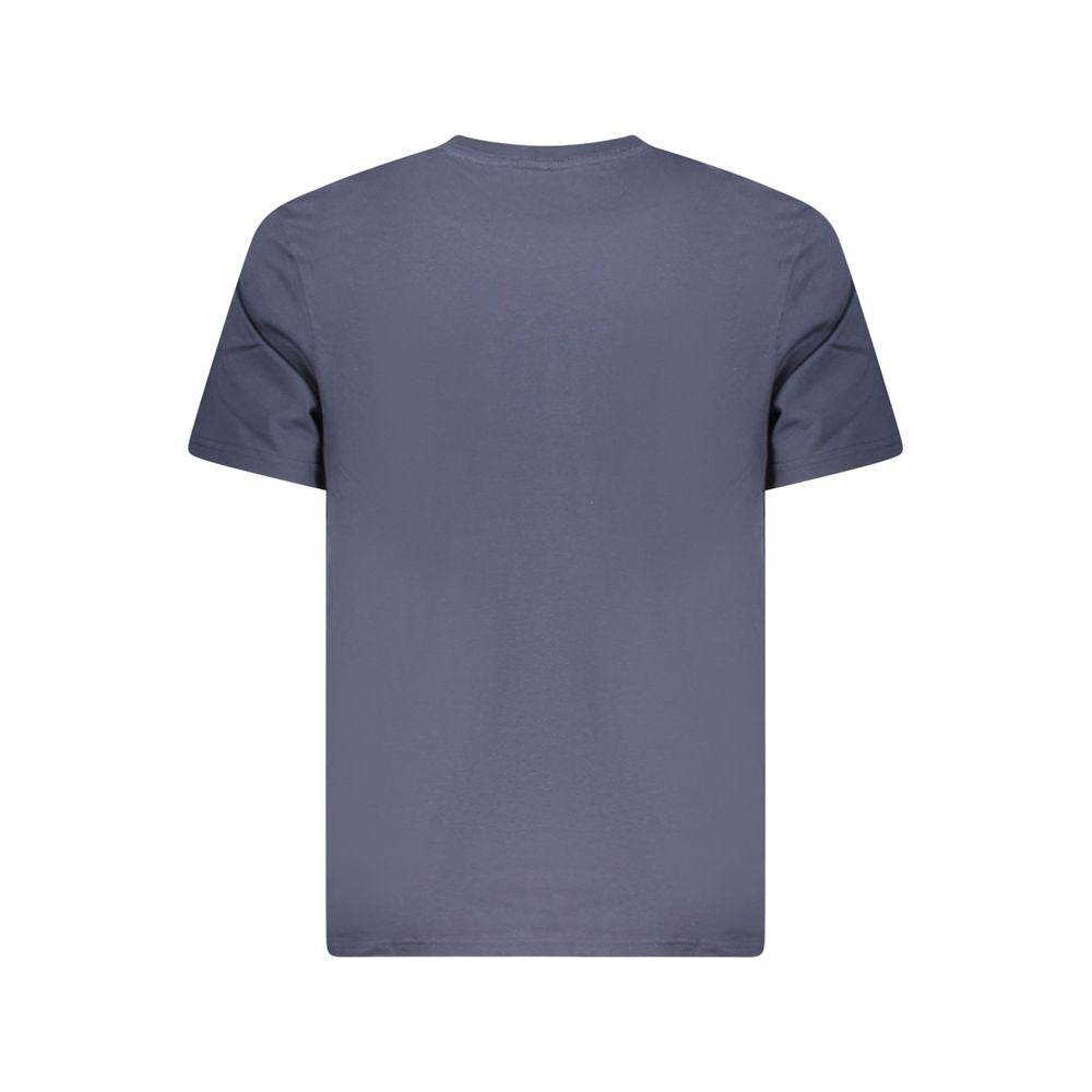 Lee Blue Cotton Men T-Shirt - Hilstor