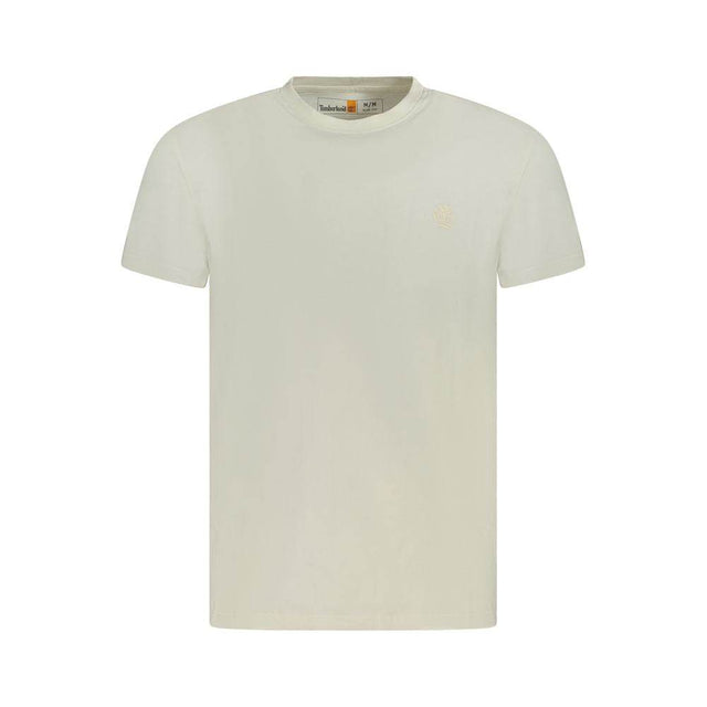 Timberland Beige Cotton Men T-Shirt - Hilstor