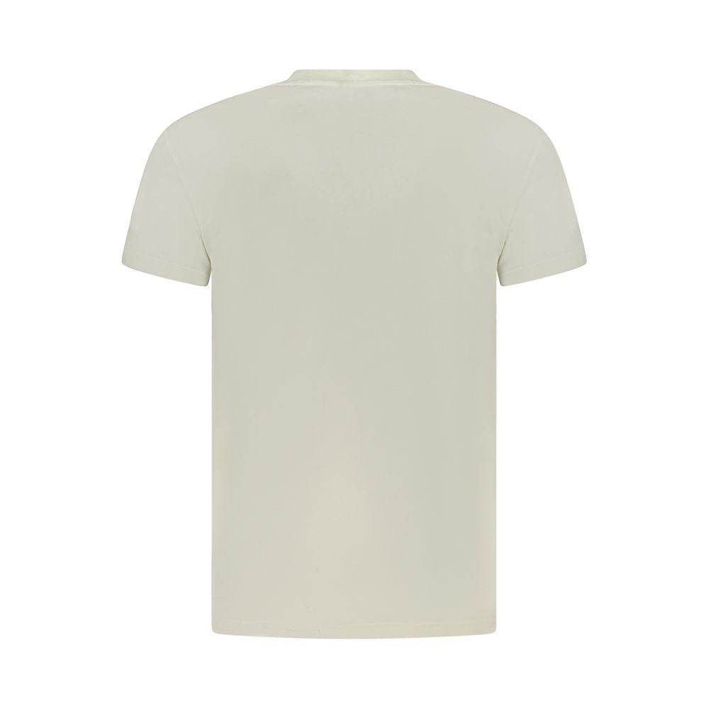 Timberland Beige Cotton Men T-Shirt - Hilstor