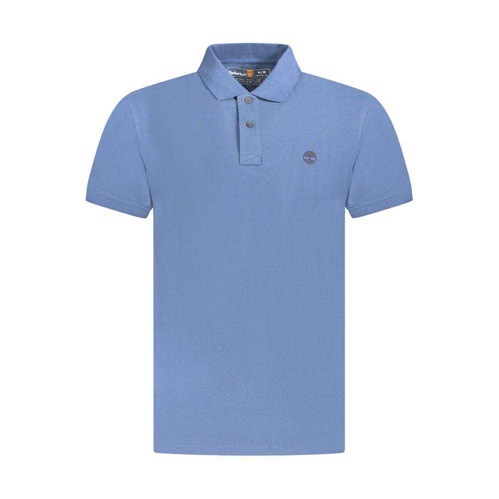 Timberland Blue Cotton Men Polo Shirt - Hilstor