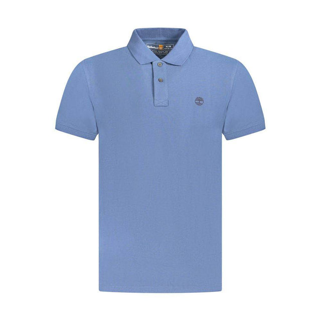 Timberland Blue Cotton Men Polo Shirt - Hilstor