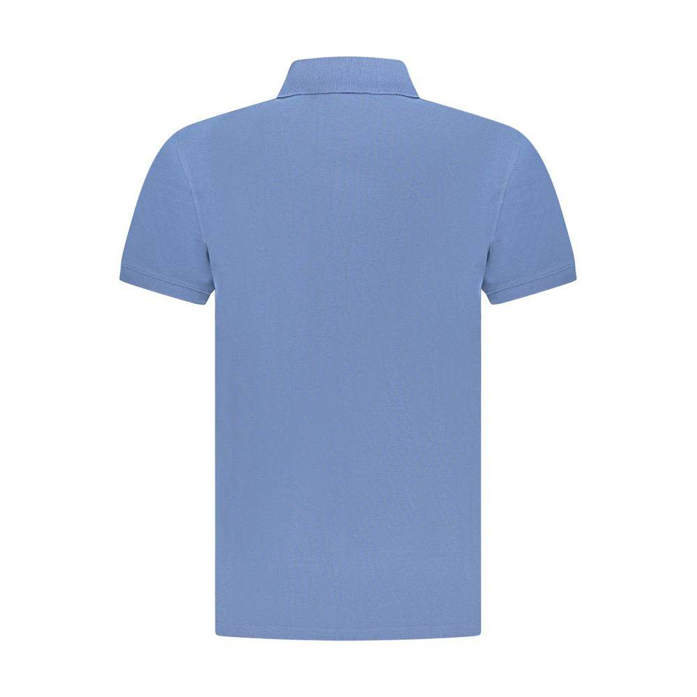 Timberland Blue Cotton Men Polo Shirt - Hilstor