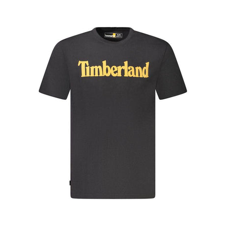 Timberland Black Cotton T-Shirt - Hilstor
