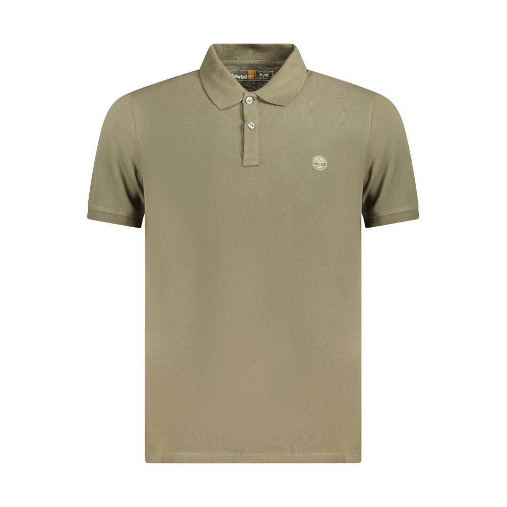 Timberland Green Cotton Polo Shirt - Hilstor