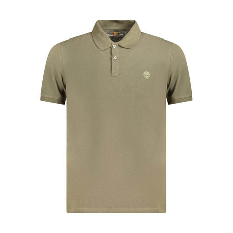 Timberland Green Cotton Polo Shirt - Hilstor