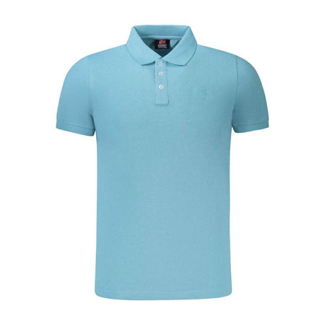 Norway 1963 Light Blue Cotton Men Polo Shirt - Hilstor