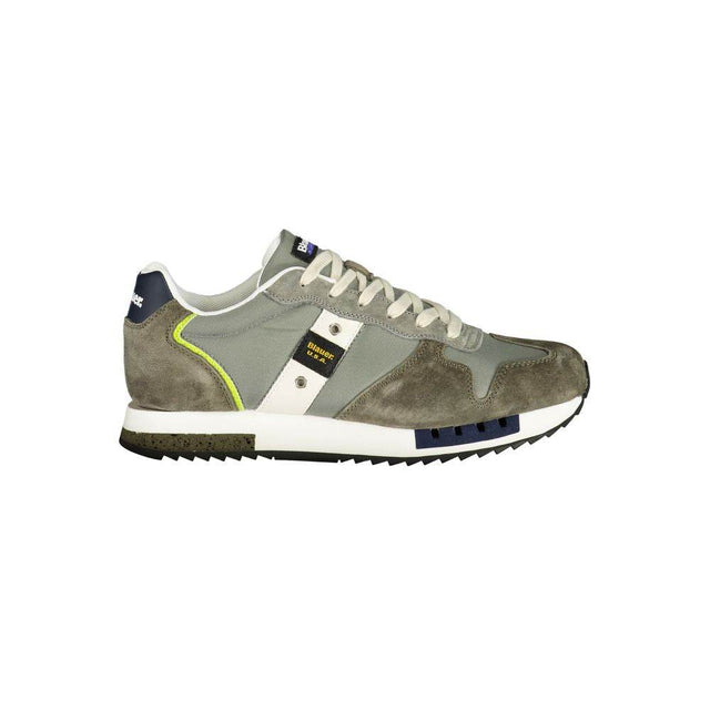 Blauer Green Polyester Mens Sneaker - Hilstor