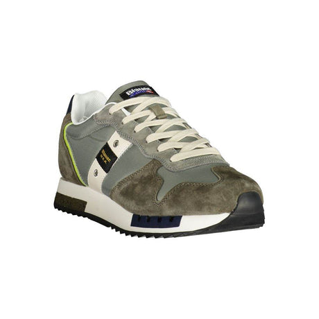 Blauer Green Polyester Mens Sneaker - Hilstor