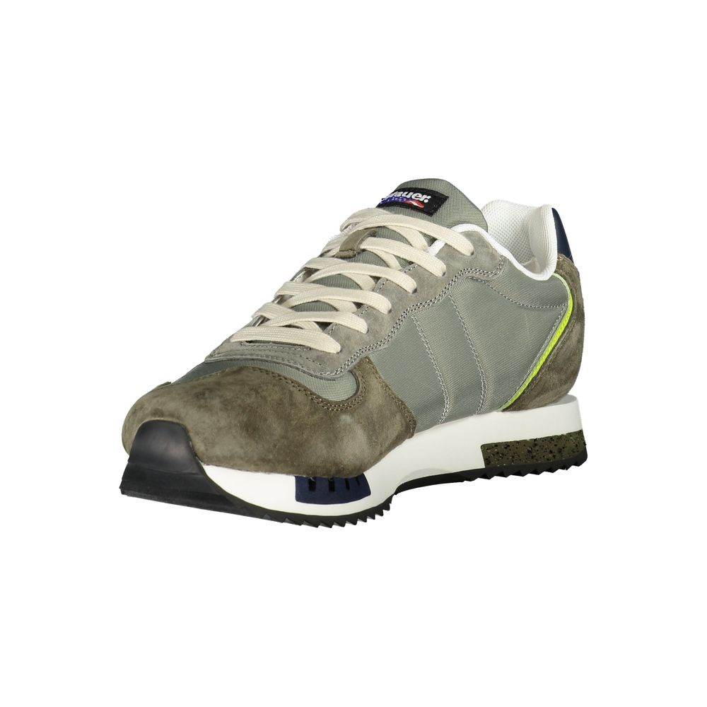 Blauer Green Polyester Mens Sneaker - Hilstor