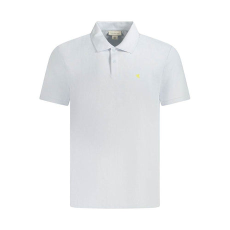 Calvin Klein Light Blue Cotton Men Polo Shirt - Hilstor