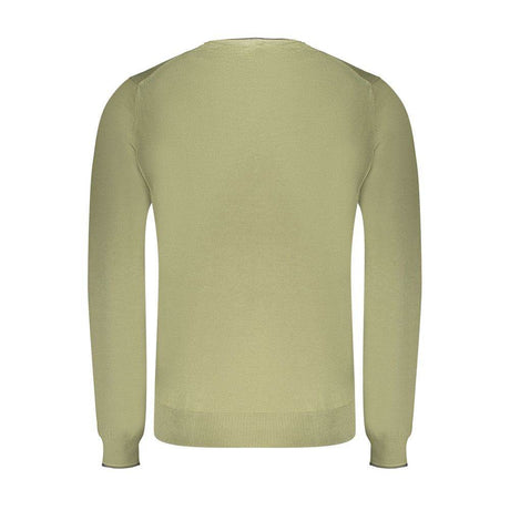 North Sails Green Cotton Men Sweater - Hilstor