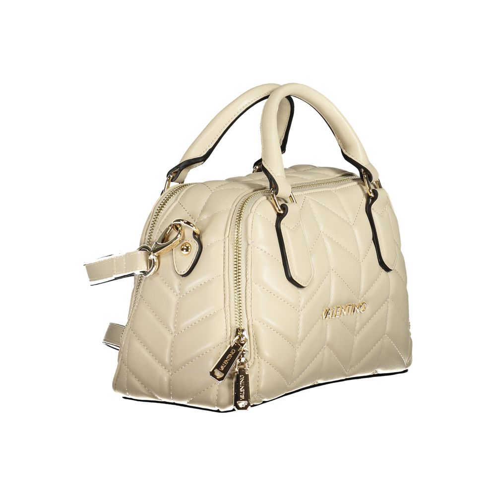 Valentino Tasker Beige Polyethylene Håndtaske til kvinder