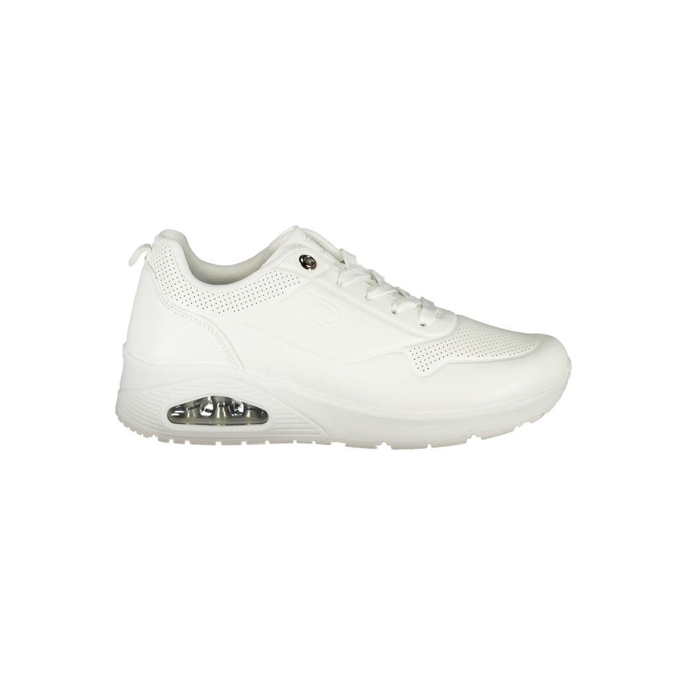 Laura Biagiotti Hvid Polyester Sneaker til kvinder