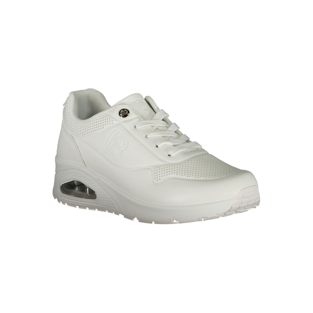 Laura Biagiotti Hvid Polyester Sneaker til kvinder