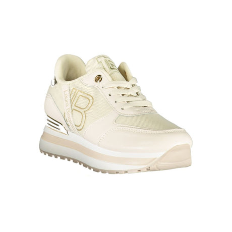 Laura Biagiotti Beige polyester sneaker til kvinder