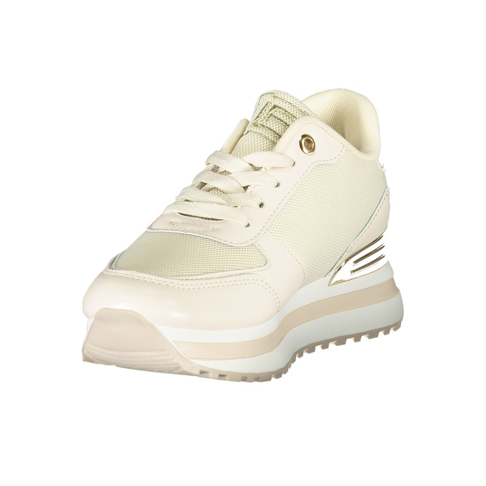 Laura Biagiotti Beige polyester sneaker til kvinder