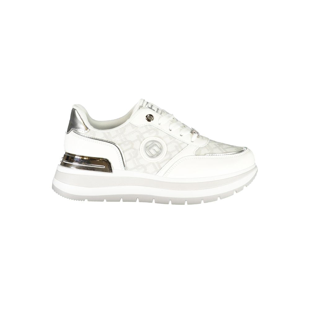 Laura Biagiotti Hvid Polyester Sneaker til kvinder