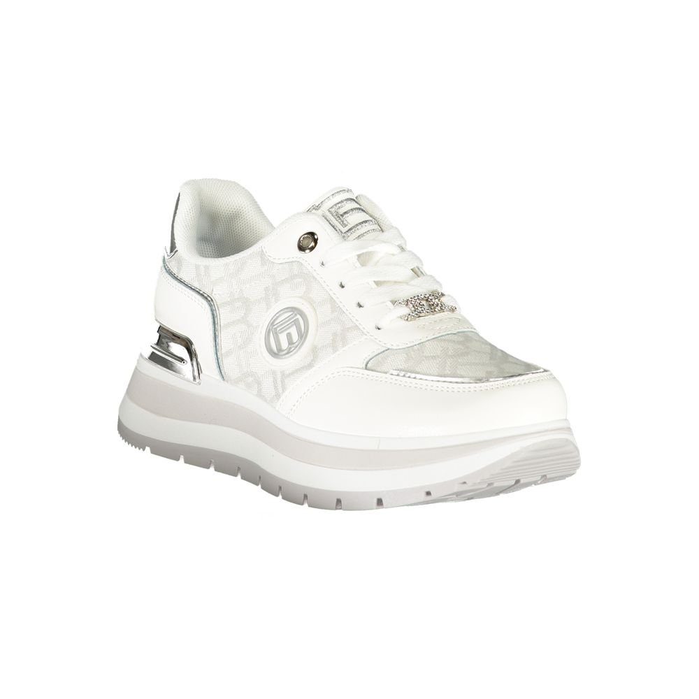 Laura Biagiotti Hvid Polyester Sneaker til kvinder