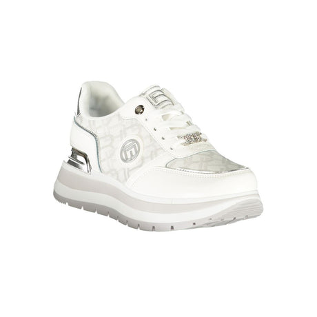 Laura Biagiotti Hvid Polyester Sneaker til kvinder