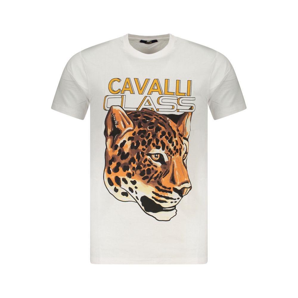 Cavalli klasse hvid bomuld herre T-shirt