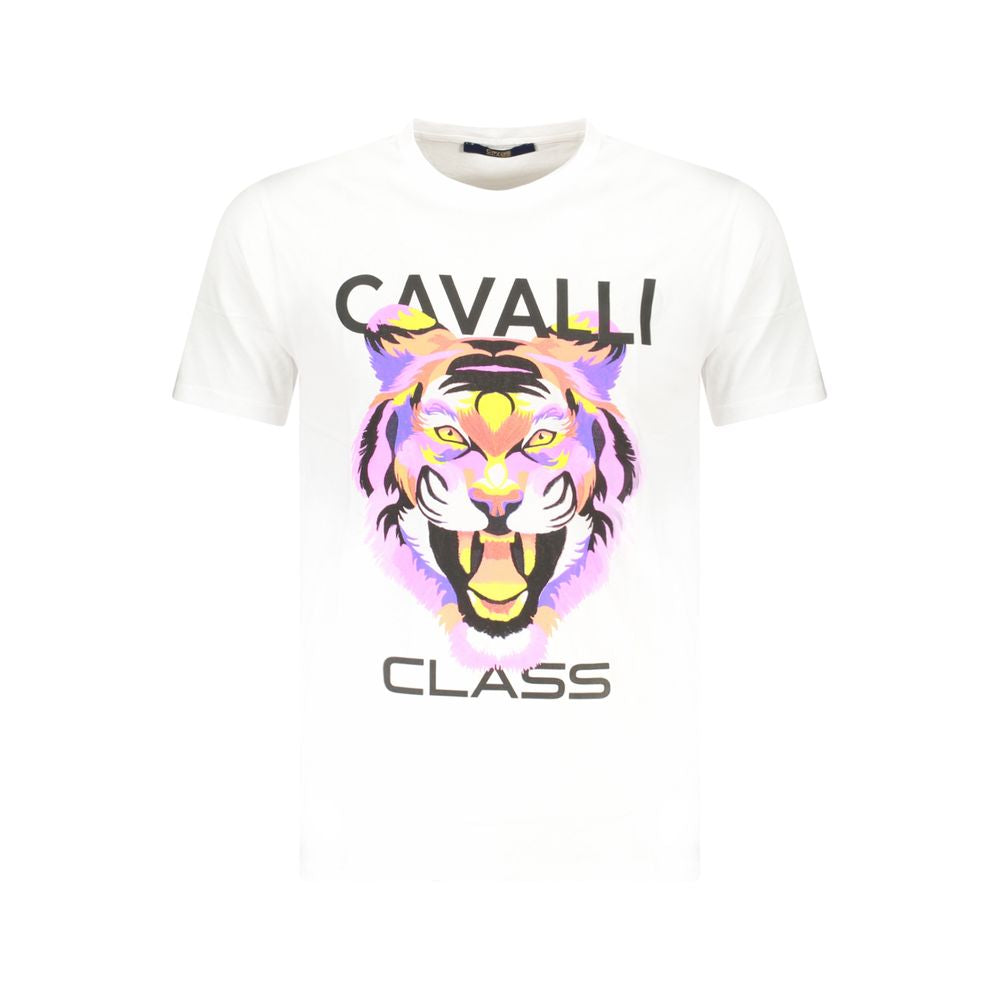Cavalli klasse hvid bomuld herre T-shirt
