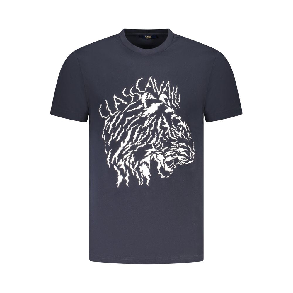 Cavalli klasse blå bomuld herre T-shirt