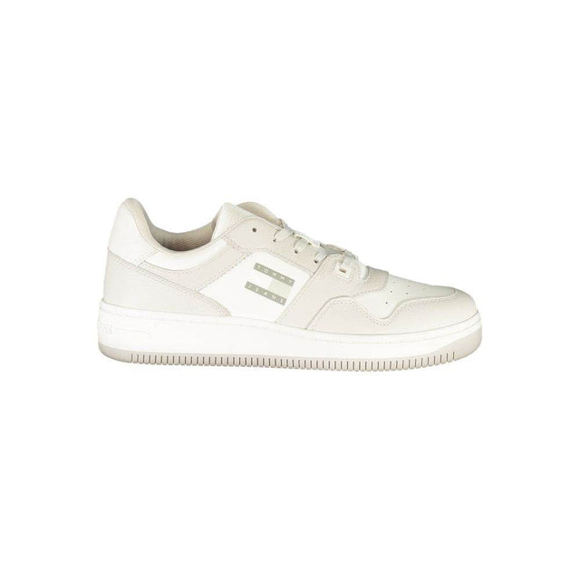 Tommy Hilfiger White Leather Men Sneaker - Hilstor