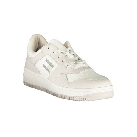 Tommy Hilfiger White Leather Men Sneaker - Hilstor
