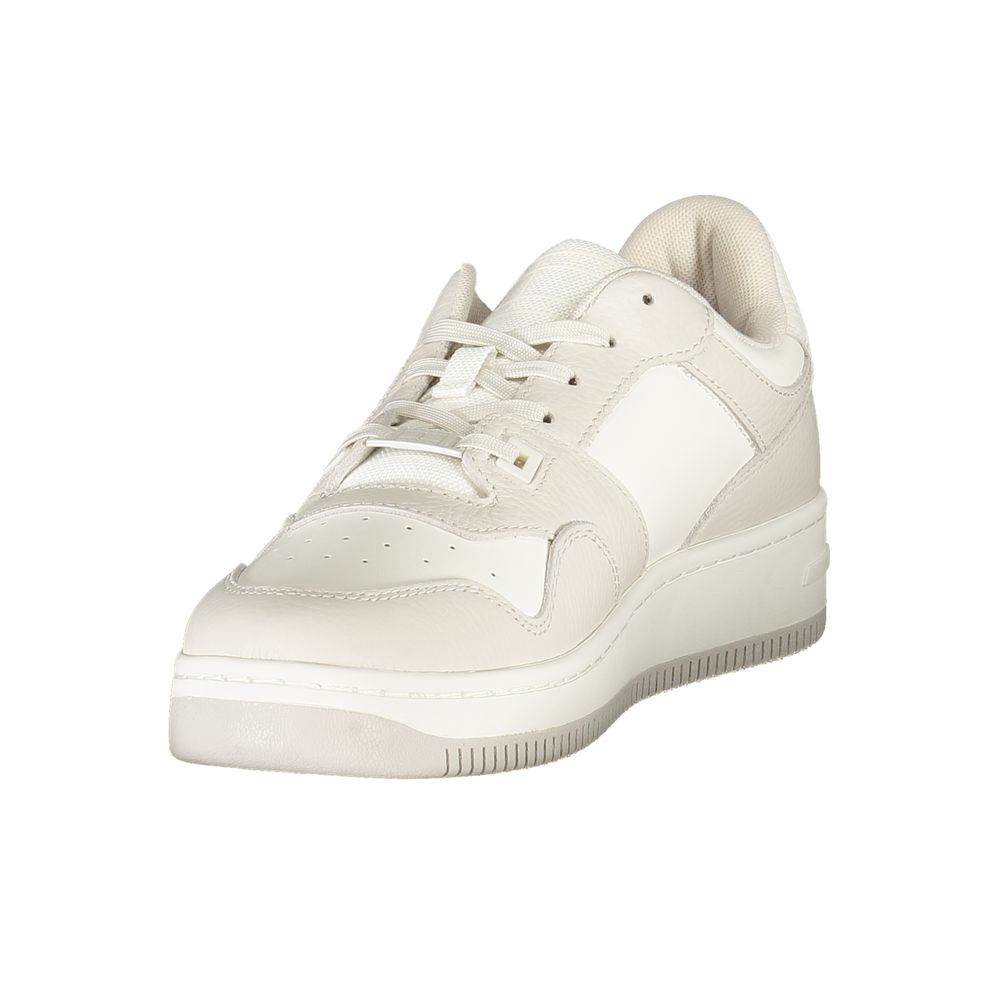 Tommy Hilfiger White Leather Men Sneaker - Hilstor