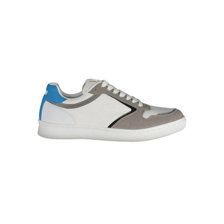Gas White Polyester Men Sneaker - Hilstor