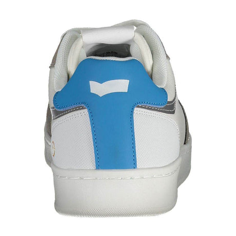 Gas White Polyester Men Sneaker - Hilstor