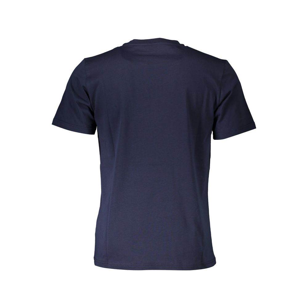 North Sails Blue Cotton Men T-Shirt - Hilstor