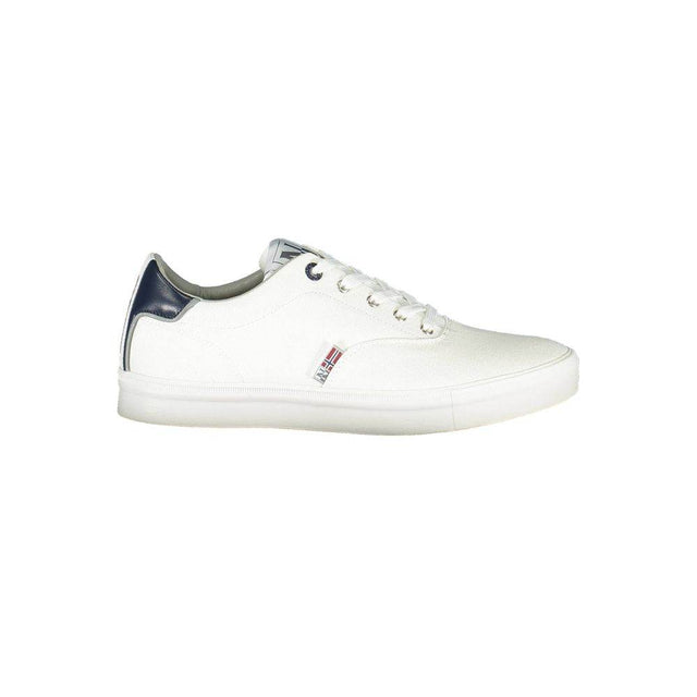 Napapijri White Polyester Men Sneaker - Hilstor