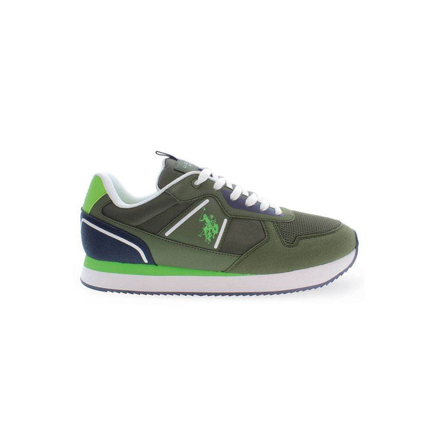 U.S. POLO ASSN. Green Polyester Men Sneaker - Hilstor