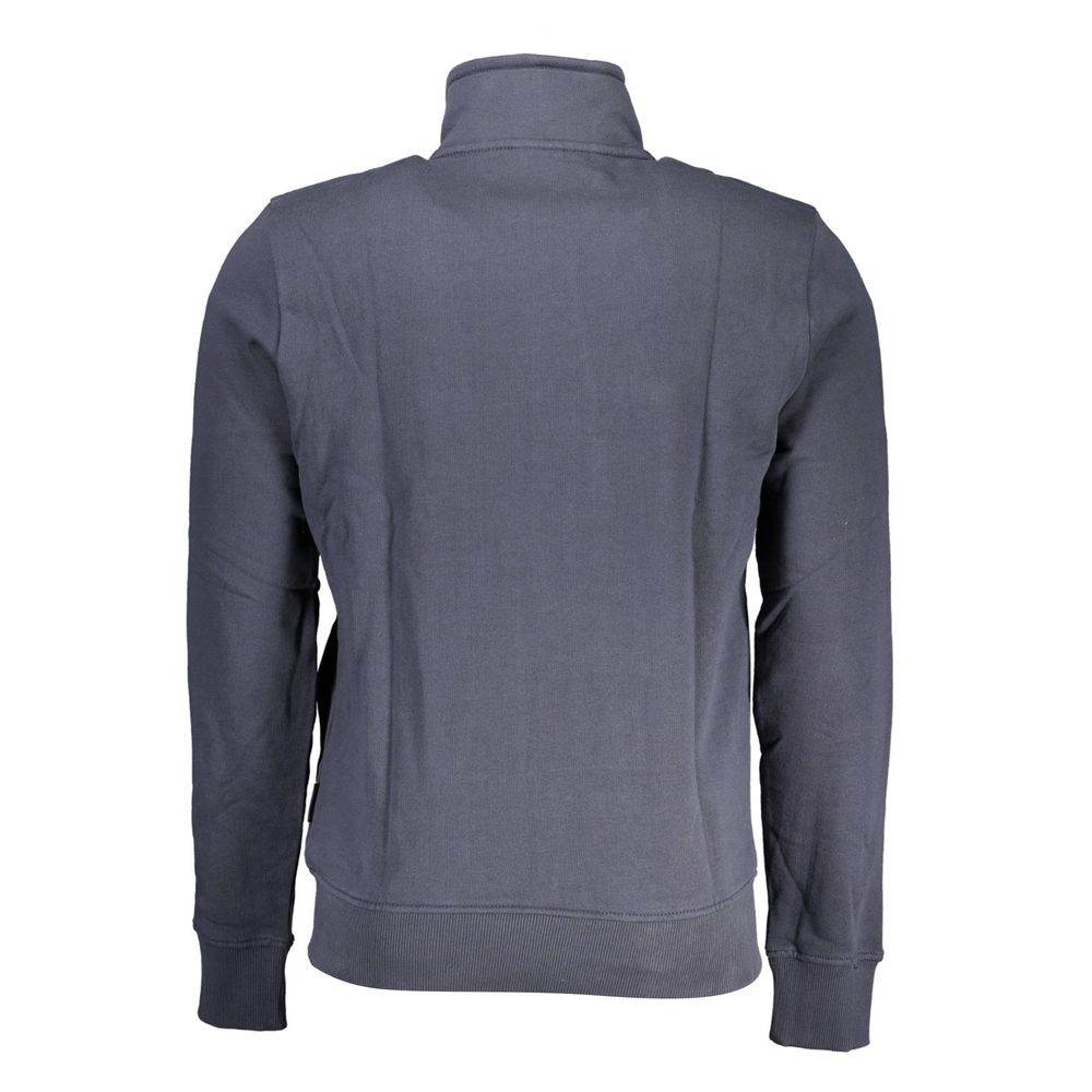 Napapijri Blue Cotton Men Sweater - Hilstor